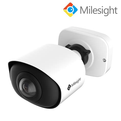Milesight 8mp 4k Ai Ip 180º Panoramic Mini Bullet Camera H265 S