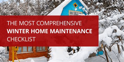 Winter Maintenance Checklist For Your Home Crawford Mech