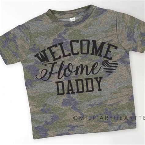 Welcome Home Daddy Military Banner Deployment Homecoming Etsy