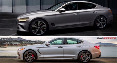 G70 2021 Vs 2022 2022 Genesis G70 Official Images Reveal The Expected