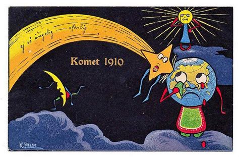 Halleys Comet 1910 Vintage Postcards Postcard Collection Vintage