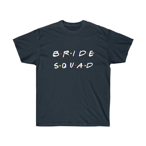 bride squad bachelorette shirts hen party bridal party etsy
