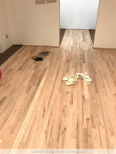 Adventures In Staining My Red Oak Hardwood Floors Products And Process