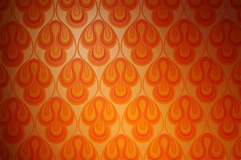 Psychedelic Funky Retro 1970s Wallpaper Stock Photo Download Image