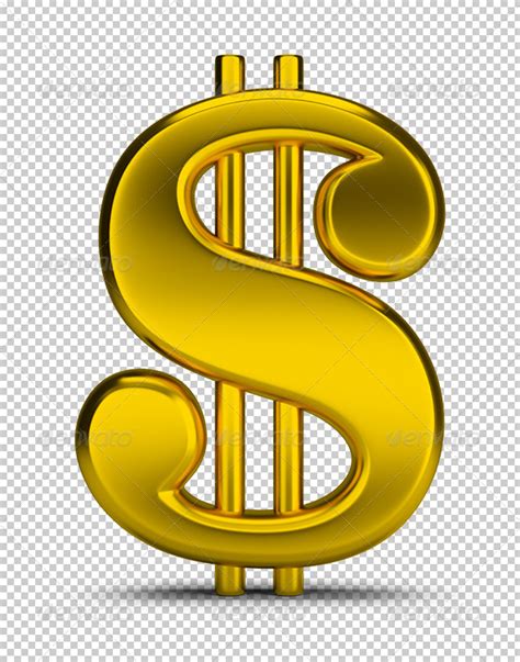 Gold Dollar Sign By Anatolym Graphicriver