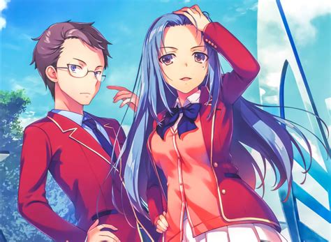 Download Haruka Hasebe Teruhiko Yukimura Anime Classroom Of The Elite