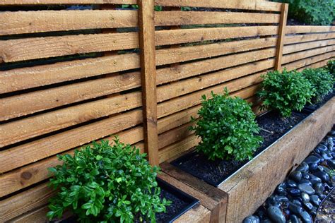 Diy Cedar Planter Boxes With Trellisprivacy Screen