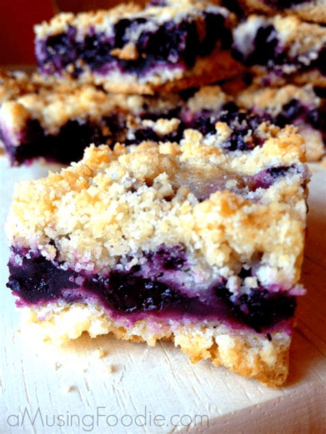 Well, then you are in the right section…. Blueberry Crumble Bars | (a)Musing Foodie