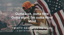 Thirty seconds to mars - One track mind (Lyrics) - YouTube