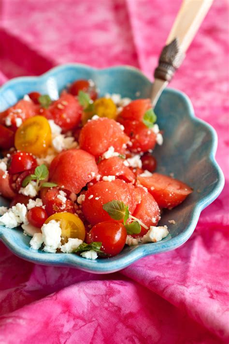 Tomato And Watermelon Salad The Healthy Soul