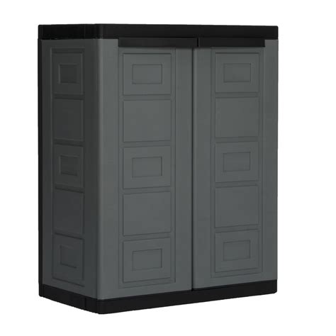 Contico Cpc2dbxl Gray Plastic Freestanding Garage Cabinet At Sutherlands