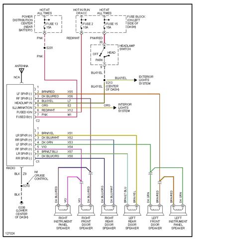 1999 Chrysler Cirrus Radio Wiring Diagram - Wiring Diagram