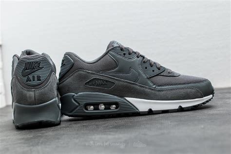 Nike Suede Air Max 90 Essential Dark Grey Dark Grey Black In Gray For