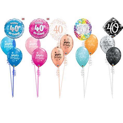 40th Birthday Balloon Table Decoration Cardiff Balloons Open 6 Days