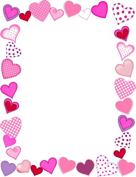 Hearts Valentines Frames Valentines Day Graphics Free Valentine