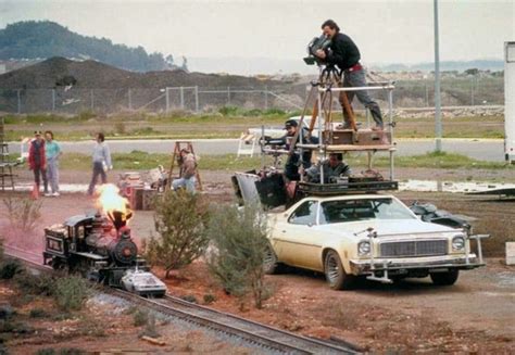 Filming The Train Scene In ‘back To The Future Iii 1990 9gag
