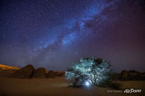 Desert Night Sky Stars