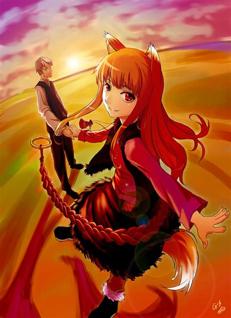 Holo And Craft Lawrence Spice And Wolf Drawn By As109 Danbooru