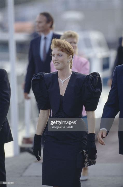 Sarah Duchess Of York During A Visit To Canada 18th July 1987