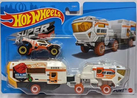 Buy Hot Wheels Super Rigs Red Planet Transport At Ubuy India
