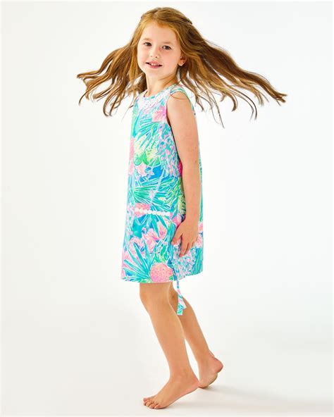 Girls Little Lilly Classic Shift Dress Multi Swizzle In In 2020