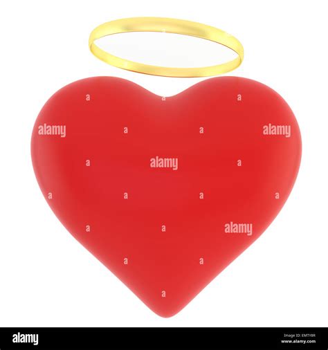 Illustration Of Angel Heart Stock Photo Alamy