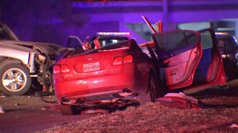 Woman Who May Have Been Drunk Hits Driver In Wrong Way Crash On North Freeway Abc13 Houston