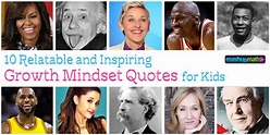Inspirational Quotes For Kids By Famous People