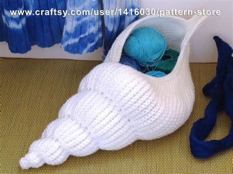 Spiral Shell Crochet Basket Craftsy Crochet Projects Crochet