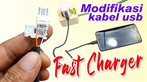 Cara Mudah Servis Kabel Cas Hp Micro Usb Fast Charger Youtube