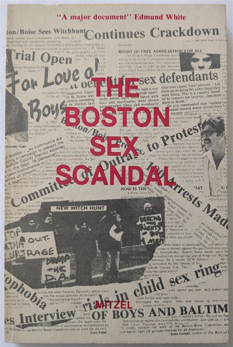 Lot Book The Boston Sex Scandal By Mitzel 1980