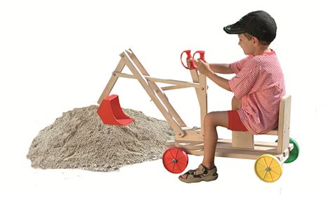 Wooden Excavator Toy By Gaspo