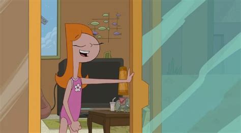 Image Candace Headed Out Of Her House To The Pool Phineas And