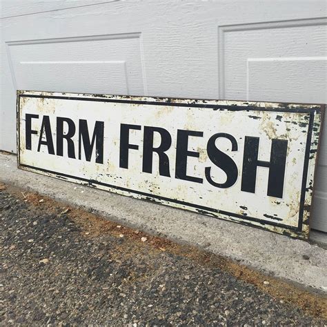 Farmhouse Farm Fresh Sign Farming Background Colour And Rustic Signs