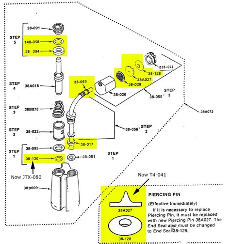 Crosman Model 38t Parts List