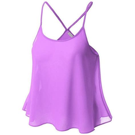 sexy chiffon backless cami o neck tank tops for women 1 liked on polyvore featuring tops