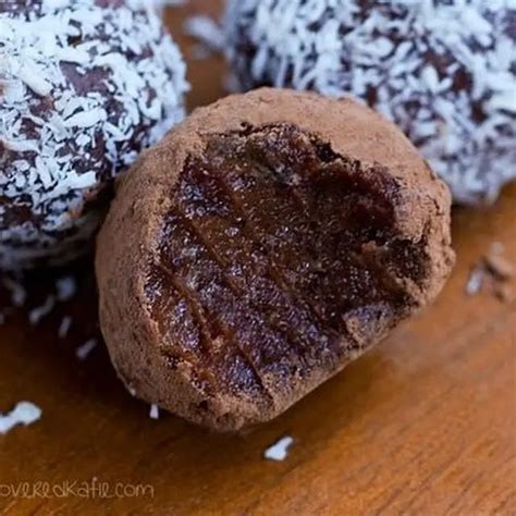 Raw Chocolate Fudge Balls Recipe Yummly Recipe Raw Chocolate