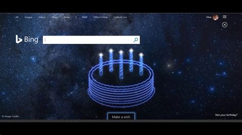 Happy Birthday Make A Wish Animation By Microsoft Bing