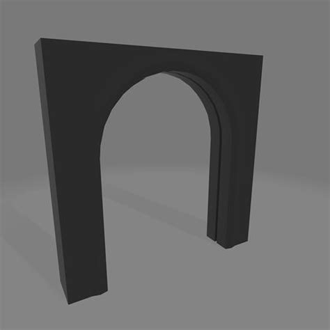3d Model Stone Arch Vr Ar Low Poly Cgtrader
