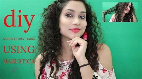 Diy Instant Spiral Curls Using Hair Stick How To Get Spiral Curls With A Pencil Super Curly