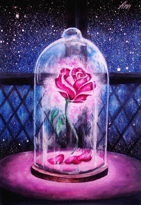This beautiful rose inspired by the movie, the beauty and the beast, is a perfect gift for an anniversary, valentines day, birthday or any other special occasion!! Gorgeous beauty and the beast rose | Future tattoo ideas ...