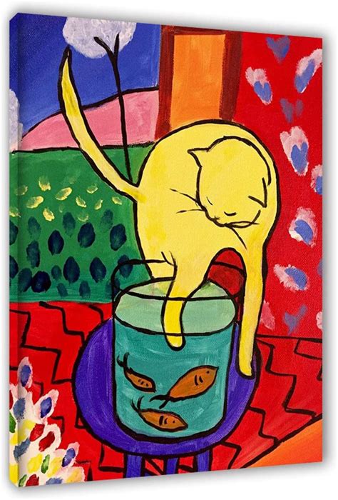 Quadri Henri Matisse Dipinti Famosi Del Fauvismo Gatto Con Pesce