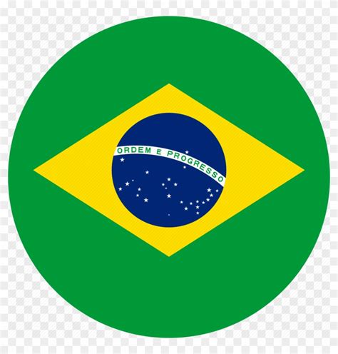 Br Icon Brazil Flag Icon Round Clipart 1051291 Pikpng