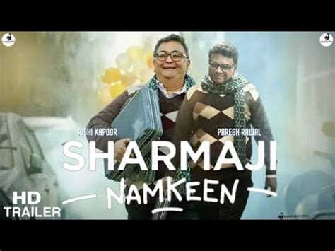 Sharmaji Namkeen Official Trailer Rishi Kapoor Paresh Rawal Juhi Chawla Movie India Youtube