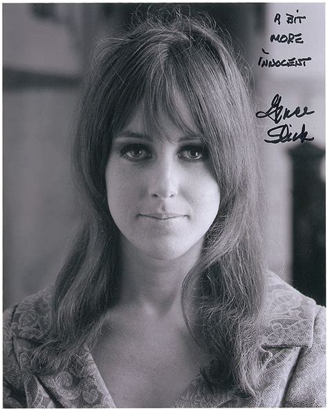 Grace slick (born grace barnett wing, october 30, 1939) is a rock music icon, serving as the lead singer of the rock groups jefferson airplane , jefferson starship and starship for nearly two decades. Grace Slick