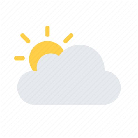 Cloud Sun Icon Download On Iconfinder On Iconfinder