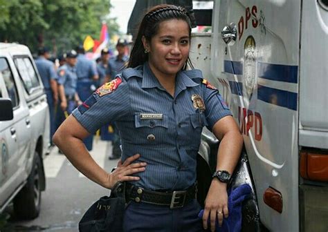 Policewoman In The Philippines Police Women Philippine Women Women