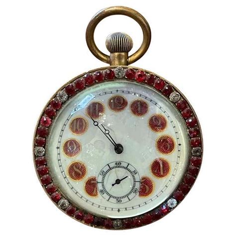 Large French Jewelled Crystal Ball Clock At 1stdibs