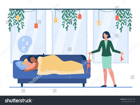 Wife Finding Out About Marital Infidelity Stock Vector Royalty Free