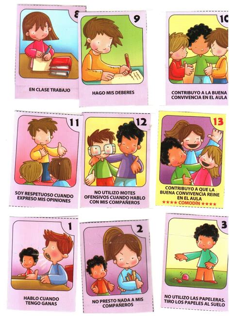 Imagenes De Convivencia Escolar Deberes De Los Niños Acuerdos De